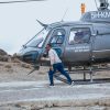 Helicopter evacuation on Mount Kilimanjaro during medical emergency