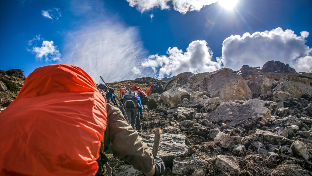 Affordable Kilimanjaro tour 2026 climbers hiking Mount Kilimanjaro on a budget route
