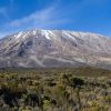 Mount Kilimanjaro volcanic cones showing Kibo Mawenzi and Shira eruption history landscape today