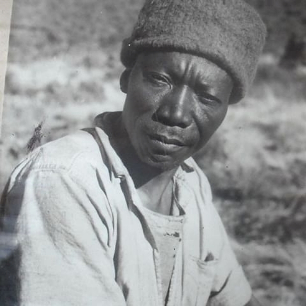 Yohani Kinyala Lauwo, a famous Kilimanjaro guide associated with the history of the mountain's first ascent.