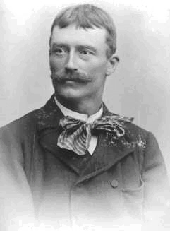 Ludwig Purtscheller during the first successful ascent of Mount Kilimanjaro in 1889."
