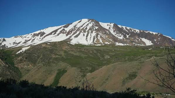 Mount Wood, a prominent Canadian mountain peak in the Saint Elias Mountains.