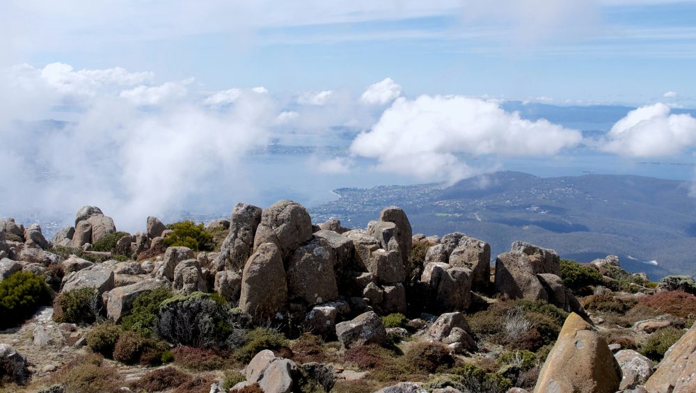 Climbers hiking the Rongai Route on Mount Kilimanjaro with scenic mountain views.