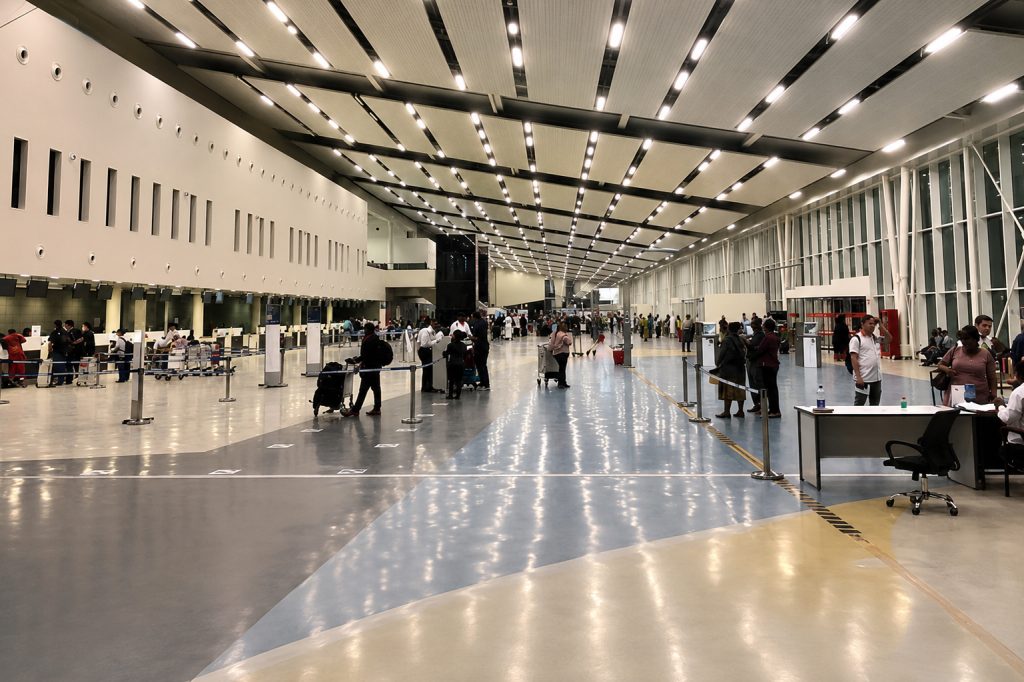 Julius Nyerere International Airport in Dar es Salaam, the departure airport for Air Tanzania flights to Moscow.
