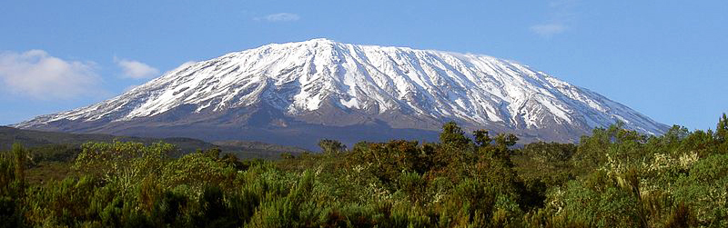 Hikers enjoying the beautiful Rongai Route with stunning views of Mount Kilimanjaro