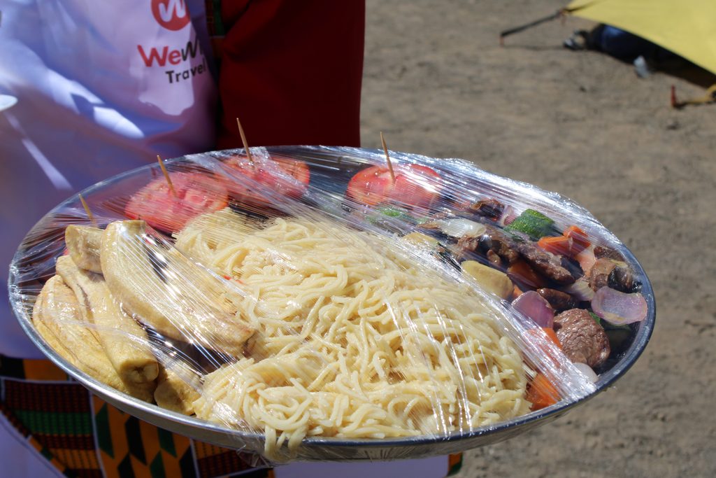 Nutritious meals served at a Kilimanjaro camp to support trekkers during mountain hiking.