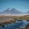 Ol Doinyo Lengai, Tanzania’s sacred Mountain of God rising above the surrounding landscape.